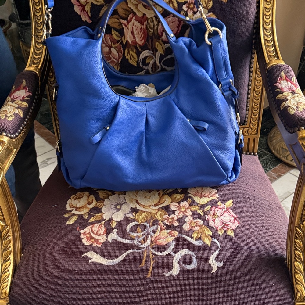 Vince Camuto Royal Blue Shoulder Bag
